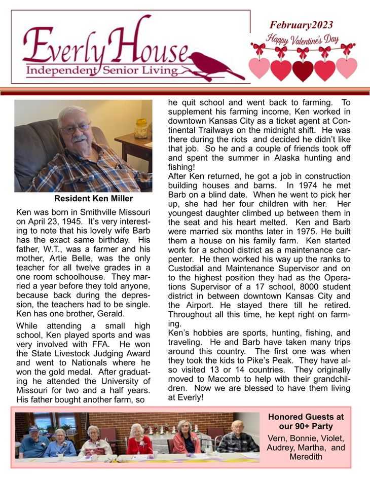 Our activity center in IL Everly House