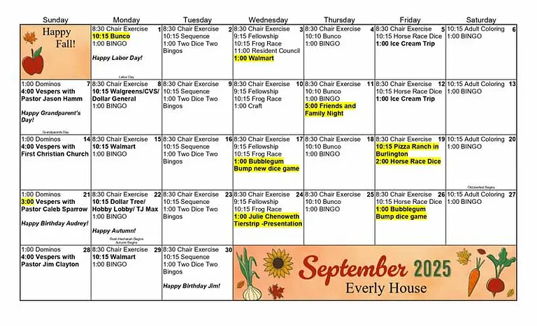 August 2025 Calendar