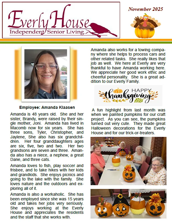 November 2025 Newsletter